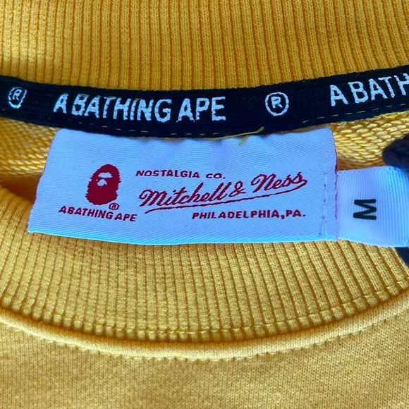 Mitchell & Ness Bape Lakers Sweater NBA Hardwood Classics - Picture 3 of 6